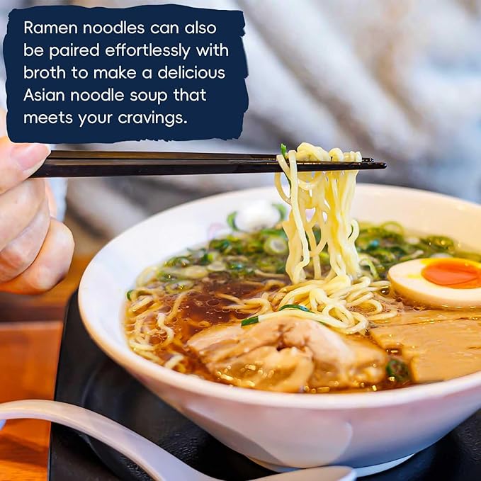 SUNGIVEN Organic Ramen Noodles Healthy Low Sodium Ready in 3 Minutes Non-Fried Instant No Additives or Preservatives 2.46 OZ (Pack of 10)