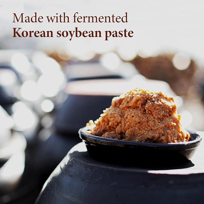 Wang Korean Traditional Doenjang – Authentic Fermented Soybean Paste | Korean Pantry Staple for Doenjang Jjigae, Ssamjang & Korean BBQ Marinades | 1.1 Pound