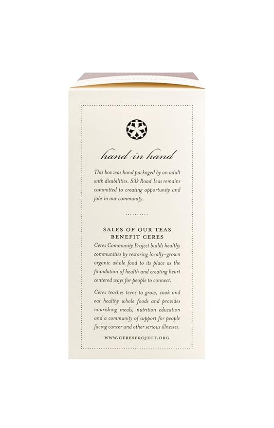 Silk Road Teas, Imperial Leaf Tea, Organic Puerh Tea, Earthy Aroma, Deep & Rich Taste, Fair Trade, 15 Non-GMO Biodegradable Silk Tea Bags