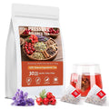 Pressure Balance Herbal Tea, Natural Heart Functional Tea, Traditional Chinese Herbal Teabags for Men & Women, Caffeine-Free, Sugar-Free, 9 Precious Ingredients Formula (1 Pack/30 Bags)