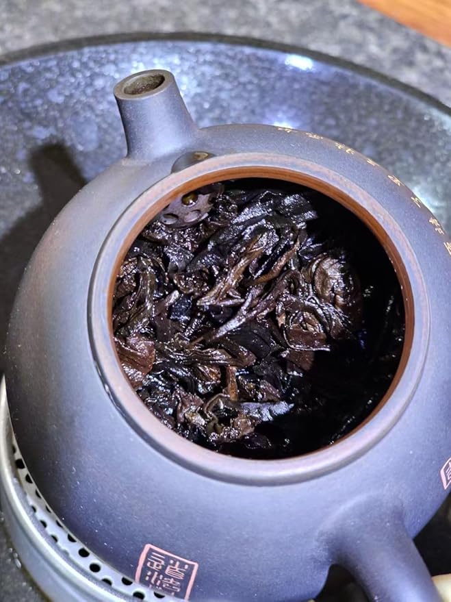 Premium Pu-erh Tea-pu erh leaf，5.64oz/160g-pu-er ripe tea-陈年普洱/金芽熟茶 (pu erh tea leaf)