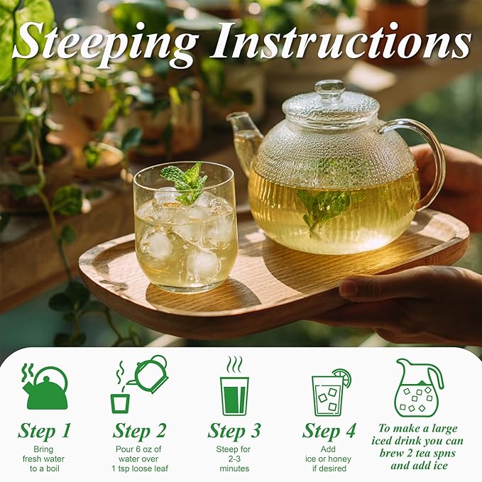 WT WEETEE Organic Green Tea Loose Leaf 228G, 110+ Cups Yunnan Floral Green Tea | High-Mountain Spring Harvest | Clean, Fresh & Smooth | No Bitterness