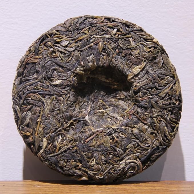 LWXLJMJZC-2021yr Raw Puerh Tea Cake Sheng (uncook) Pu-erh Natural Yunnan Puer Tea-3.53oz