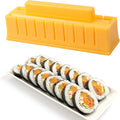 4Pcs Sushi Maker Sushi DIY Mold Set Round Sushi Maker Mold Simple Sushi Making Kit Sushi Tool Kitchen Accessories for Beginners Roller Mold Sushi Cutter