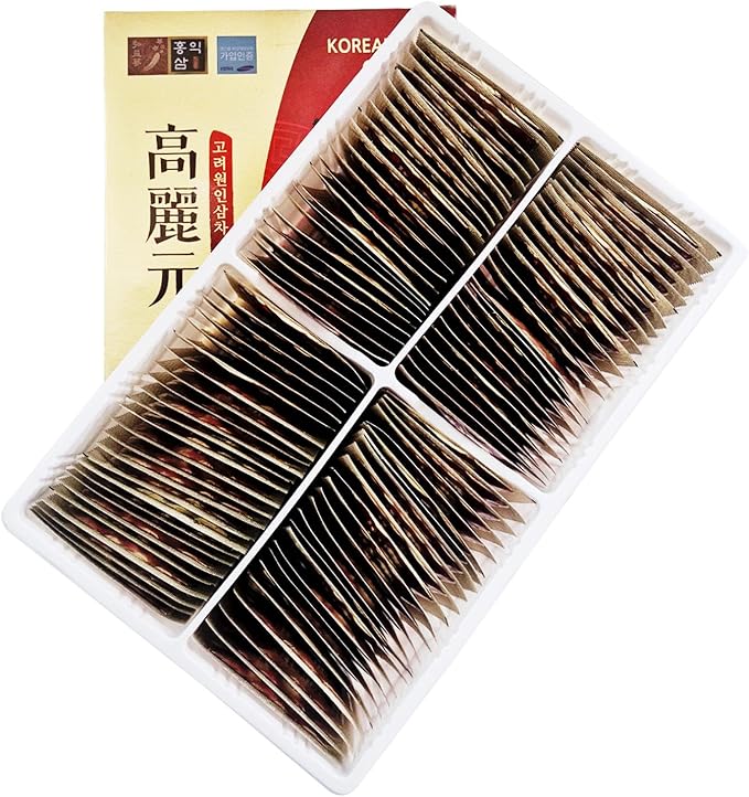 LENITH Korean One Ginseng Tea Packets, Sachets-Concentrated Ginseng Extract, Easy Dissolve Granulate Form, Hot or Cold Tea_10.58 oz / 300 g (3g x 100ea)