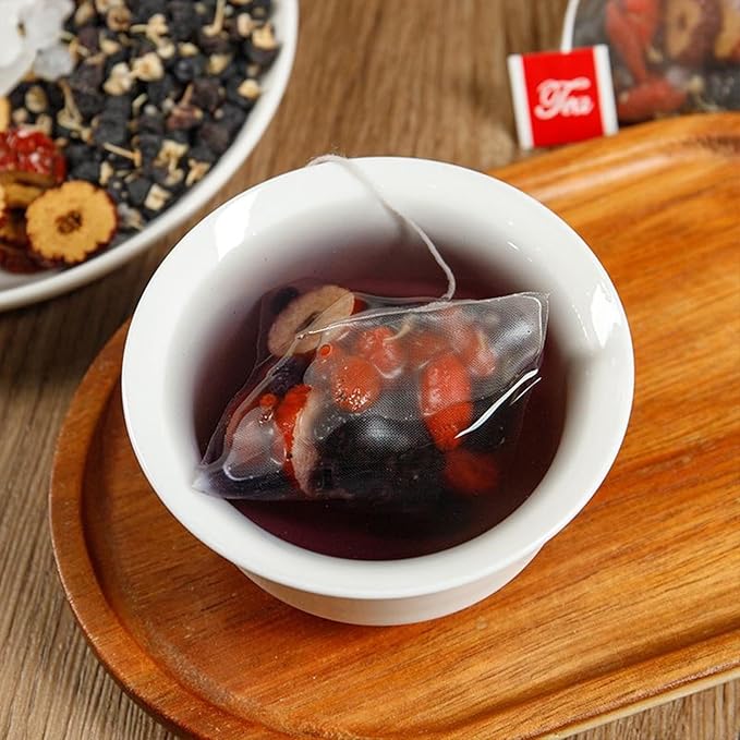 Kidney Tea Formula Ginseng Six Treasure Tea, Kidney Detox Teas, Te Para Los RiñOnes, Organic Kidneys Cleanse Herbal Teabag, Kidney Teas (10pcs)