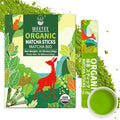 WT WEETEE Organic Matcha Green Tea Powder To-Go Travel Sticks, Organic Unsweetened Matcha Powder 50 Count (2g Each), Highly Caffeinated Energy-Boosting