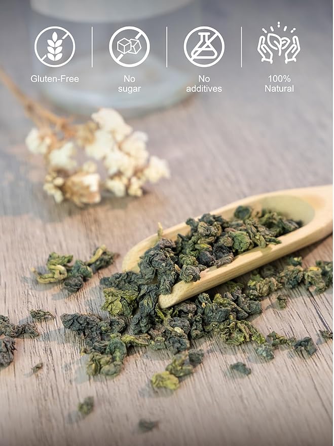 TeeLux Osmanthus Oolong Tea, Oolong Loose Leaf Tea with Osmanthus Flowers, Flavorful & Aromatic, Hot & Iced Tea, 5.3 oz