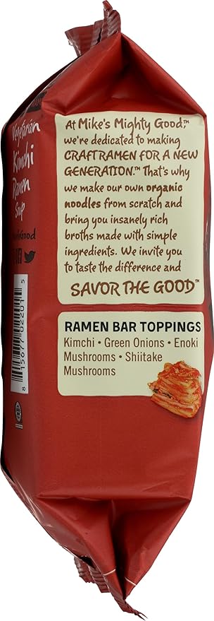 Mikes Mighty Good, Soup Ramen Kimchi, 2.3 Ounce