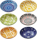 6PCS Sauce Dish, Ceramic Dipping Sauce Bowls,Small Bowl,Soy Sauce Dish Dipping Sauce Bowl,Sauce Plates Tiny Bowls for Condiments Sushi Dishes Soy Sauces Ketchup Snack Side Dishes Set of 6