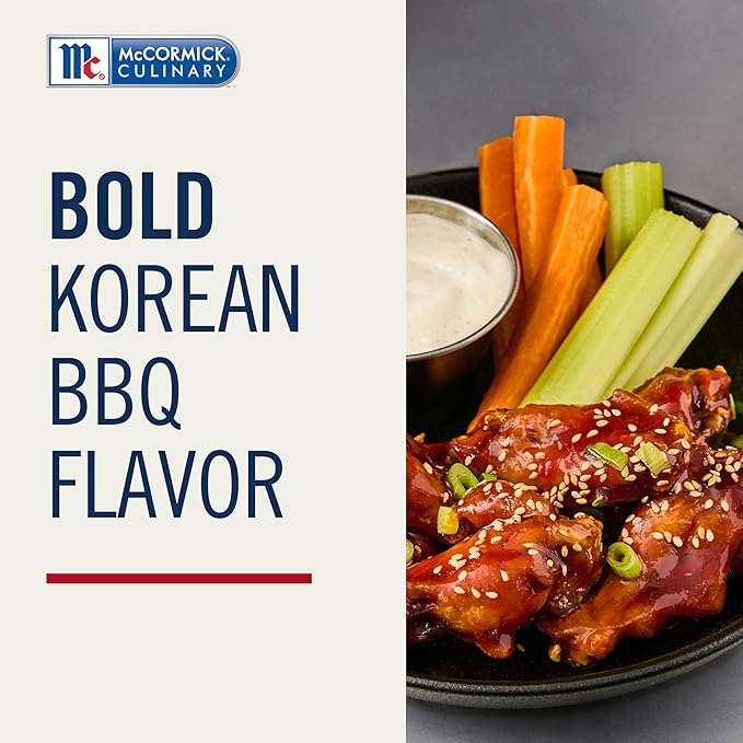 McCormick Culinary Seasoning, Korean BBQ Gochujang Style, No MSG Added, Gluten Free, For Culinary & Professional Kitchens, 24.5 oz