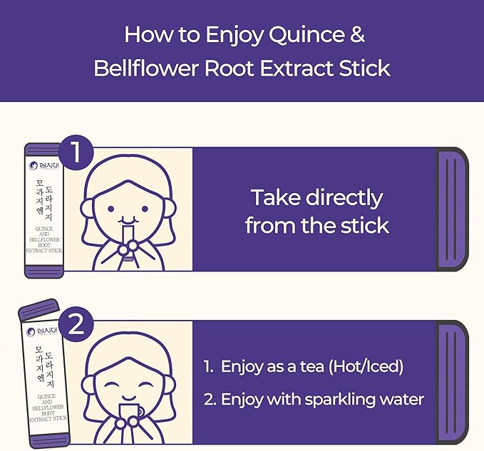 SAMSIDAE Korean Bellflower Root Juice with Pear & Quince (10ml X 30 Pouches) – Naturally Sweet, Fiber-Rich Drink for Daily Wellness