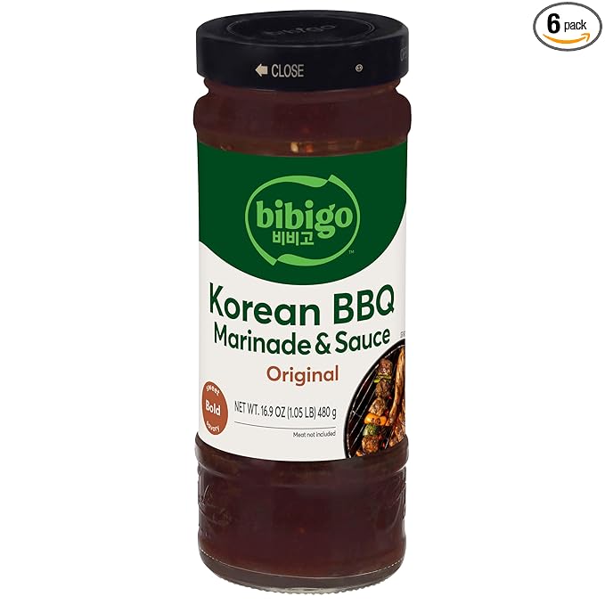 bibigo Korean Bbq Sauce, Original, 1.05 Pound (Pack of 6), (00056033)