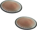 Dependable Industries inc. Essentials 10.5" Melamine Serving Plates – 2-Piece Set for Hummus, Guacamole, Salsa, Dips & Appetizers – Durable Dishwasher Safe Decorative Dishware
