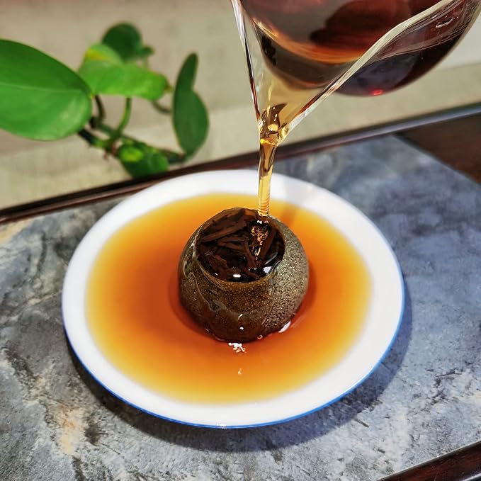Teavivre ® Xinhui Green Mandarin Orange Ripened Pu-erh Tea Chinese Loose Leaf Tea – 3.5oz / 100g