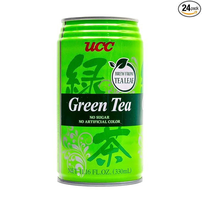 UCC Green Tea, 11.1-Ounce Cans (Pack of 24)