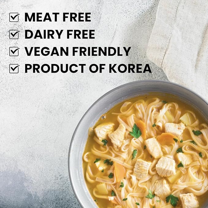 Korean Chicken Ramen Soup Powder - Instant Ramen Soup Seasoning Chicken Flavor, Umami Flavor, 5.29oz pack, product of Korea