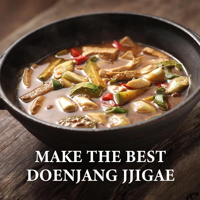 Wang Korean Traditional Doenjang – Authentic Fermented Soybean Paste | Korean Pantry Staple for Doenjang Jjigae, Ssamjang & Korean BBQ Marinades | 1.1 Pound