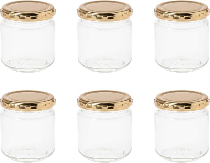 Toyo Sasaki Glass HW-515-A-JAN Storage Container, Benrina Bottle, 6.1 fl oz (187 ml), Set of 6, Storage Bottle, Bottle, Made in Japan, Bookmark Included