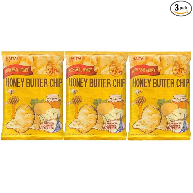 Haitai Honey Butter Chip BIG SIZE (120g X 3) / New Korea Potato Snack