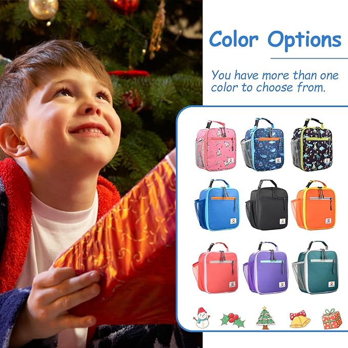 CaCTOUR Lunch Box Kids,Premium Insulated Lunch Bag for Girls Boys,Soft Bag Mini Cooler Back to School Thermal Reusable Lunch Bag for Work School Picnic (Shark)