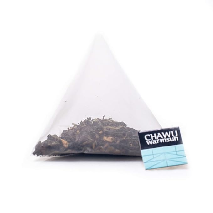 ChaWuWarmSun ChenPi & White Tea Bags,16 Tea bags,8 Count/Box(Pack of 2),3 Years Old ChenPi with ShouMei White Tea Loose Leaf