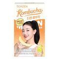 TEAZEN Melon Flavored Kombucha Tea, Hydration Drink Mix, Sugar Free, Live Probiotics & Prebiotics, 10 Sticks, 1.76oz