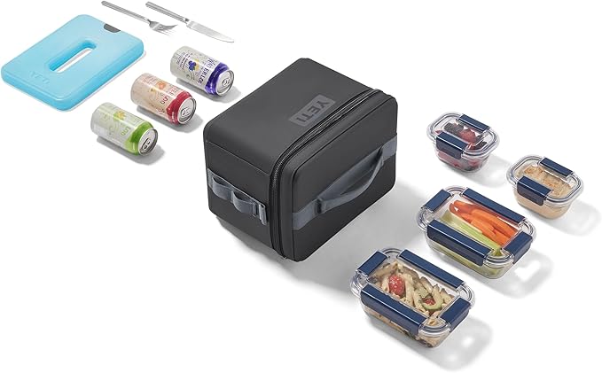 YETI Daytrip 9L Insulated Soft Cooler Lunch Box, Charcoal
