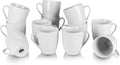 10 Strawberry Street Catering Ceramic 12 oz Coffee Mugs, Round, Set of 12, White - Coffee Cups for Coffee, Tea, Latte and Hot Beverages for Everyday Use, Microwave and Dishwasher Safe