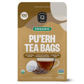 FGO Organic Pu'erh Tea, 100 Count, Eco-Conscious Black Tea Bags, Resealable Bag, Packaging May Vary (Pack of 1)