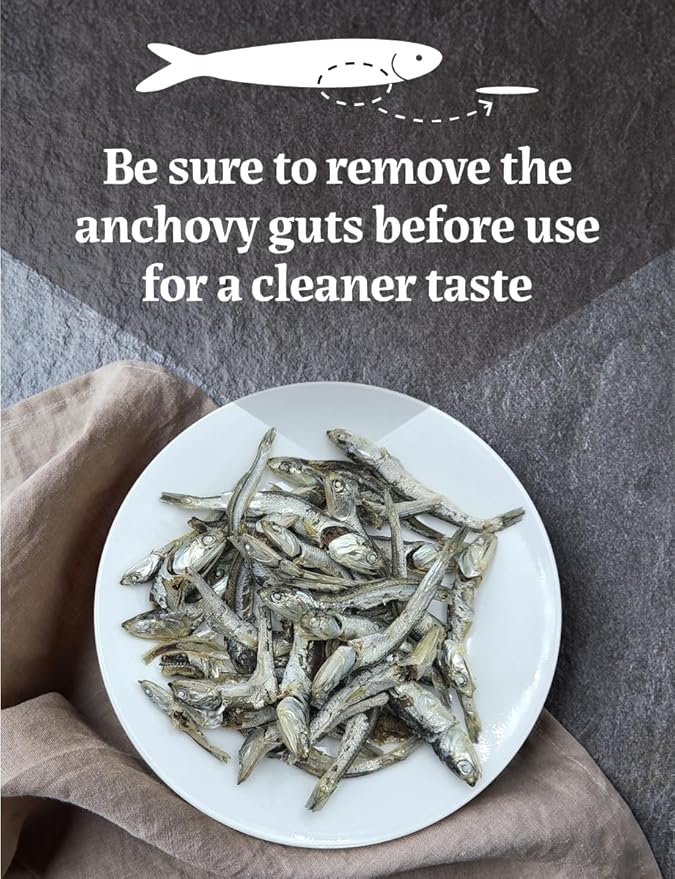 NICE WITCH’S Korean Soup Anchovy, Dried Anchovies for Broth & Stock, Rich Umami Flavor, 1 lb (454g)