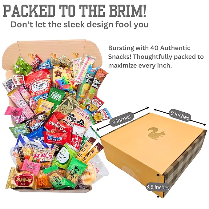 Premium Asian Snack Collection – Japanese & Korean Gift Set – Includes Ramen, Soft Cakes, Savory Chips & Matcha Energy Drink – Large Variety Box