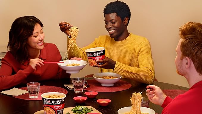 Top Ramen Hot Pot Fusions Korean Spicy Beef, 4.8 Ounce (Pack of 6)