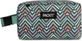 PackIt Freezable Small Insulated Snack Box, Diamond Chevron, with EcoFreeze Technology (Built-in Ice Pack), Mini Cooler or Small Lunch Bag, For Fresh Snacks On the Go, for Work, Gym, or Travel