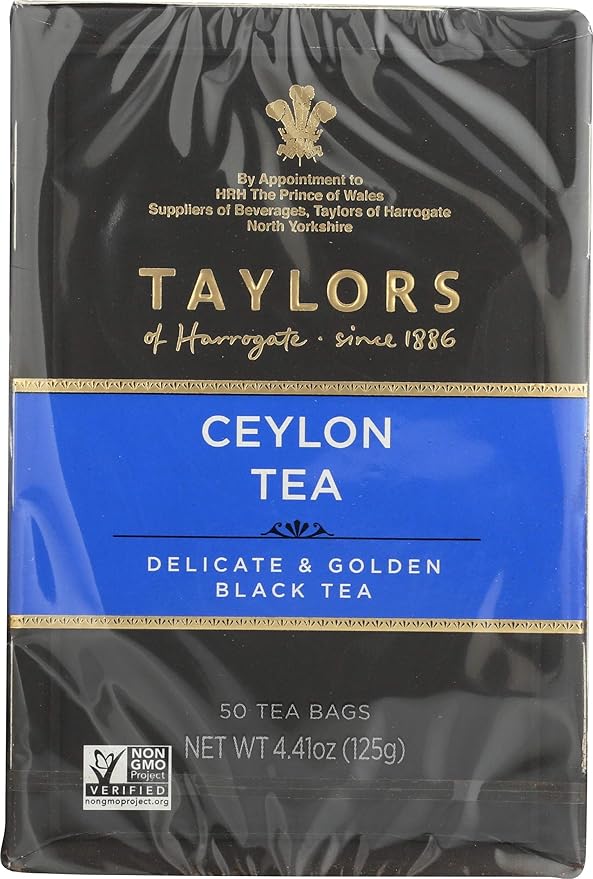 Taylors of Harrogate Pure Ceylon, 50 Teabags (Pack of 2)