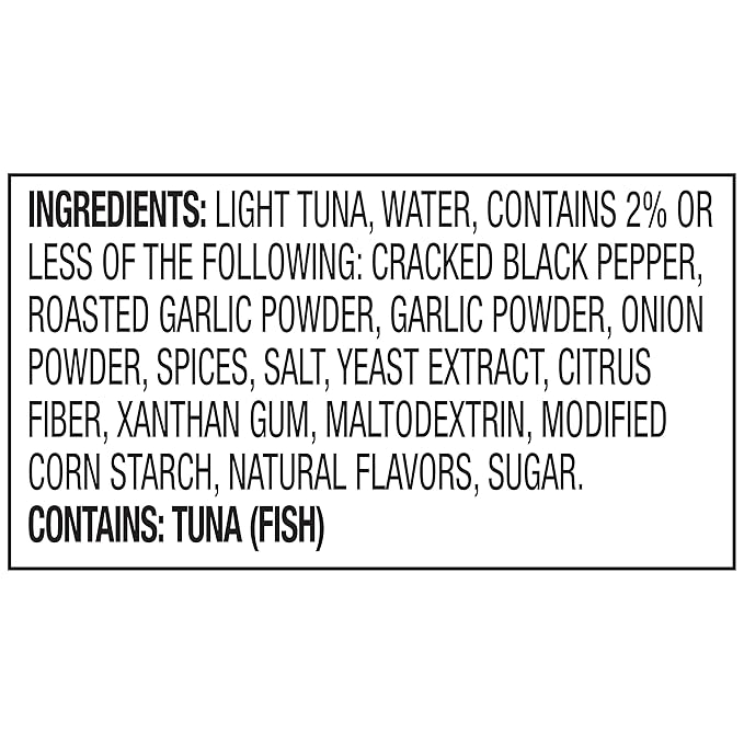 StarKist Tuna Creations Cracked Pepper with Roasted Garlic Pouch (2.6 oz - 1 Pack) Wild Caught, High Protein Shelf Stable Seafood, Soy & Gluten Free, No Draining, Ready to Eat for Salads & Sandwiches