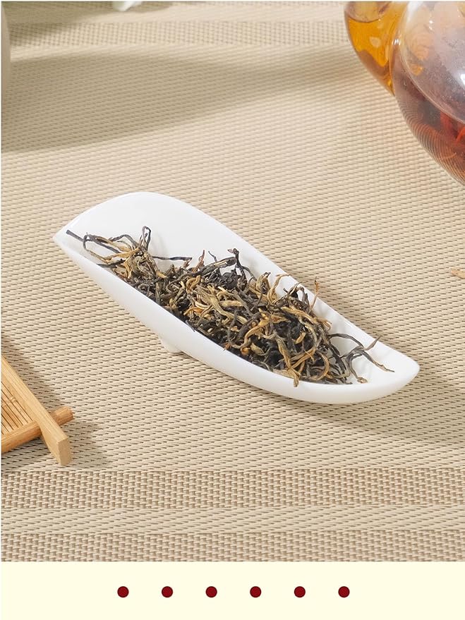 GLDNT Organic Black Tea Loose Leaf, Chinese Premium Golden Monkey Black Tea, Brisk & Mellow Taste with Pleasant Aroma, 3.5oz