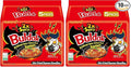 Samyang Buldak Hot Chicken Ramen, Korean Stir-Fried Instant Noodle, 2X Spicy, 4.94 OZ(140g), (Pack of 10)