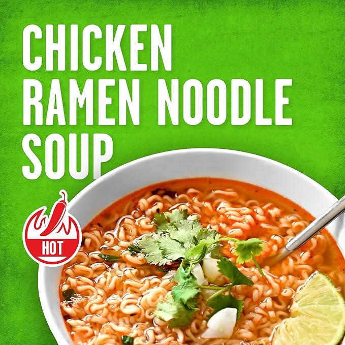 Tapatío Ramen Noodle Soup, Chicken Flavored - Microwaveable Big Bowl, 3.88 oz. (110g), 6-Pack