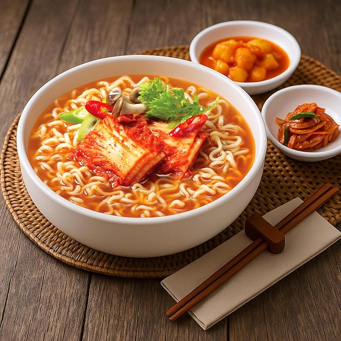 Paldo Kimchi Noodle Soup, 3.03oz Cup (Pack of 12)