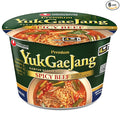 Nongshim Yukgaejang Big Bowl, Premium Ramyun Noodle Soup, Spicy Beef, 3.56 oz (Pack of 6)