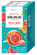 Damtuh Grapefruit Honey Black Tea – Fruity & Sweet Herbal Tea Blend, 20 Tea Bags (1g each)