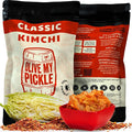 Olive My Pickle Kimchi Fermented - 32 oz | 2 Pack of Classic Probiotic Napa Cabbage Kimchi | Fresh Korean Kimchi with Natural Probiotics for Gut Health - Perfect for Ramen & Spicy Noodles