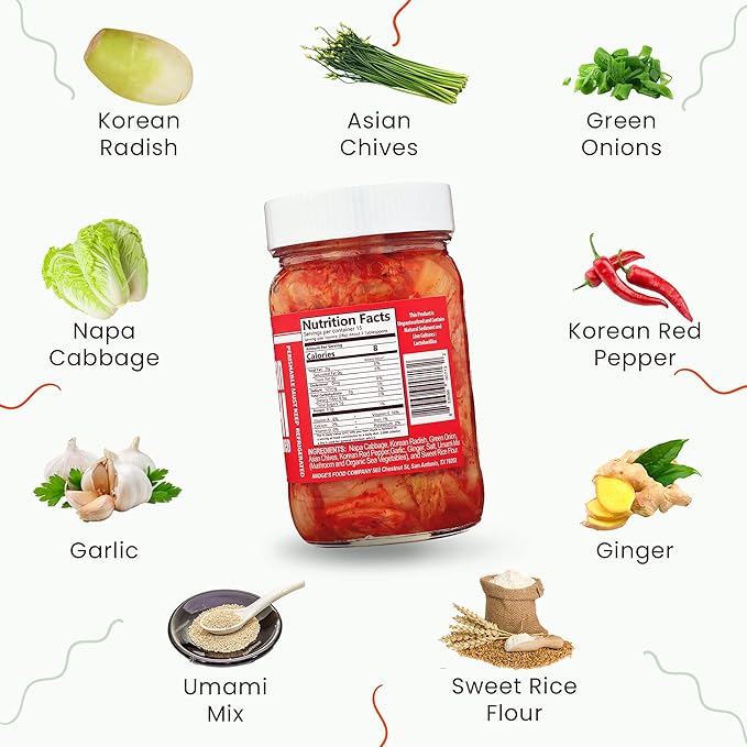Madge's Food Company, Kimchi Spicy, 15 Ounce