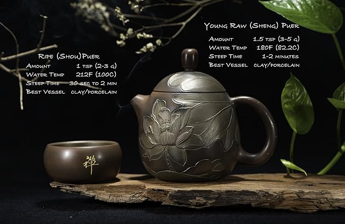 2016 Ripe (Shou) Pu'er Tea - Naturally & Ethically Grown From Wild Tea Trees near Bulang Mountain in Yunnan, China