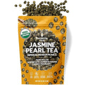 Organic Jasmine Pearls Loose Leaf Tea | Hand-Rolled Green Tea Scented with Jasmine Blossoms | USDA Organic | Premium Dragon Pearls | 1lb (16oz) Bag | Floral & Smooth | Non-GMO