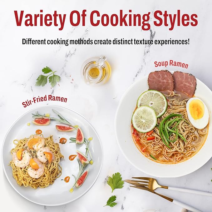 VOLO VERO Protein Ramen Instant Noodles Soup “Spicy” Beef Flavor, 32g High Plant-Based Protein, 8 Packs, Non-Fried, Vegan, Low Fat, Non-GMO, Egg & Dairy Free, Healthy Asian Meal