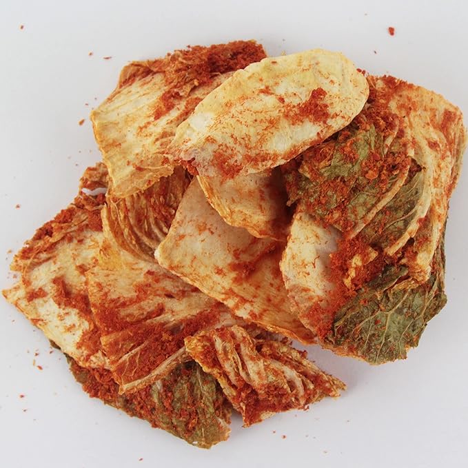 Gourmets Unique Freeze Dried Fermented Napa Cabbage Kimchi, Made in USA, 50g