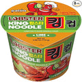 Paldo Fun & Yum Lime Lobster Instant Big Cup Noodles with Soup, Lime Lobster Seafood Flavor Based Broth, Best Oriental Style, Original Korean King Cup Ramyun, 3.88oz (Pack of 8)