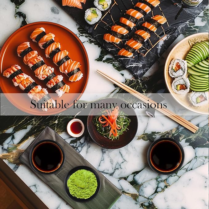PYRMONT Unbreakable Soy Sauce Bowls Wheat Straw Dipping Bowls 2 Oz Small Dipping Sauce Bowls Set of 8 Dishwasher & Microwave Safe Condiment Bowls for Side Dishes,Salsa,Ketchup Mini Bowls-Black